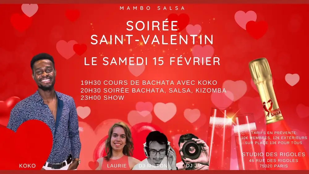 MAMBO SALSA - SOIREE SAint-valentin