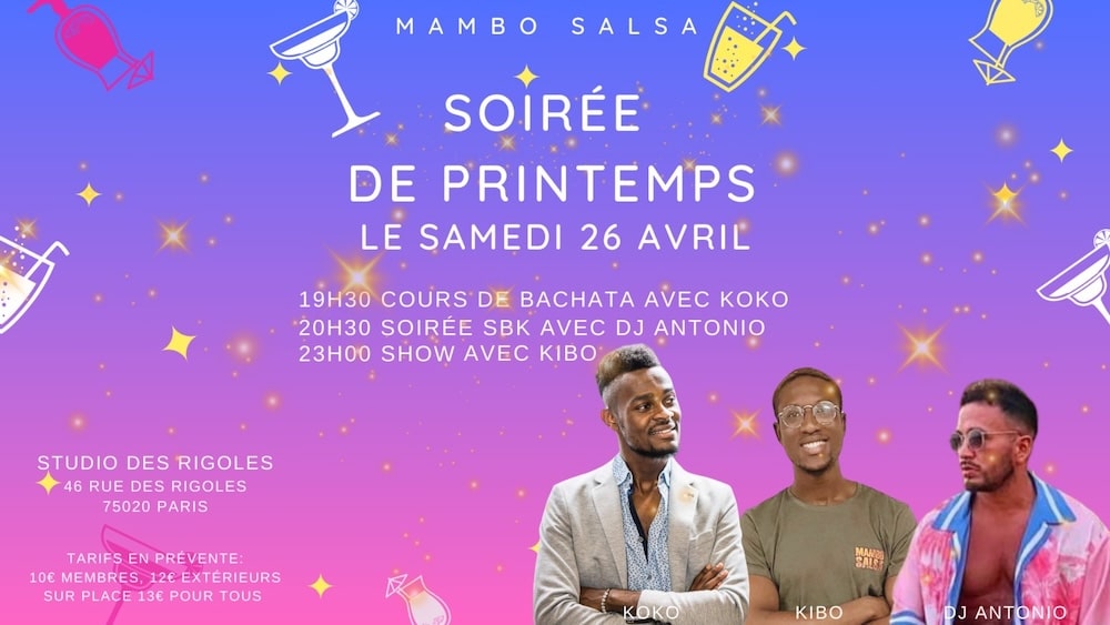 Mambo Salsa Soirée de printemps